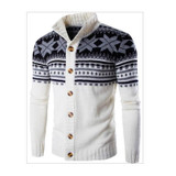 Mens Sweaters 2017 Men's Fashion Men Pullover With Thick Warm Single-breasted Cardigan Plus Size Male Sweater winter