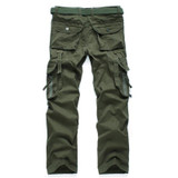 Men Baggy Cargo Pants Hot Sale Plus Size Loose Fit Military Tactical Army Trousers Multi-pocket Casual Work Pants Men No Belt