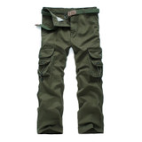 Men Baggy Cargo Pants Hot Sale Plus Size Loose Fit Military Tactical Army Trousers Multi-pocket Casual Work Pants Men No Belt