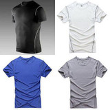 Men  Tops Compression Shirt Under Base Layer Short Sleeve T-Shirt