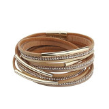Charm bohemia leather bracelet multilayer women jewelry party gifts