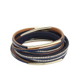 Charm bohemia leather bracelet multilayer women jewelry party gifts