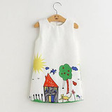 Melario Girls Dress Winter Kids Clothes Children Clothing Brand Cartoon Toddler Baby Autumn Spring Dress for Princess Party
