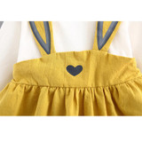 Melario Baby Dresses 2018 New Spring Autumn Baby Girls Clothes Printing Girls Party Dress Princess Dress Suit Newborn Dress