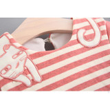 Melario Baby Dresses 2018 New Spring Autumn Baby Girls Clothes Cat Printing Girls Party Dress Princess Dress Newborn Dress