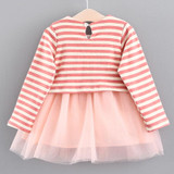 Melario Baby Dresses 2018 New Spring Autumn Baby Girls Clothes Cat Printing Girls Party Dress Princess Dress Newborn Dress