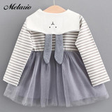 Melario Baby Dress 2018 Autumn Winter Baby Girls clothes Long Sleeve Princess Girls Dress Kids Clothes Children princess dresses