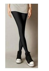 MeiL 2017 Sexy Solid Candy Neon Leggings Plus Size Women's Leggings High Stretched Elastic Leggings Fitness Ballet Dancing Paint