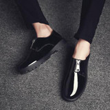 MEIL 2018 Patent Leather men Shoes Black Men Dress Shoes Luxury Party Wedding Shoes Male Zapatos Hombre oxford shoes for men