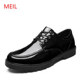 MEIL 2018 Patent Leather men Shoes Black Men Dress Shoes Luxury Party Wedding Shoes Male Zapatos Hombre oxford shoes for men