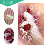 Meian,Special Shaped,Diamond Embroidery,China,Animal,Peacock,5D,Diamond Painting,Cross Stitch,3D,Diamond Mosaic,Decoration