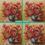 Meian,Full,Diamond Embroidery,Flower,Vase,5D,Diamond Painting,Cross Stitch,3D,Diamond Mosaic,Needlework,Crafts,Christmas,Gift