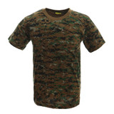 MEGE Summer Cotton T-shirt, Men Military Dry Camo Camp Tees, Camouflage Breathable Tactical Army Trainning Combat T Shirt
