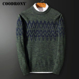 COODRONY Men Sweater 2017 Winter New Arrival Top Quality Merino Wool Sweaters Casual O-Neck Pull Homme Cashmere Pullover Men 336