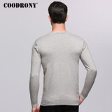 COODRONY Casual O-Neck Sweater Men Autumn Winter Mens Sweaters Little Fish Pattern Pull Homme Knitting Cotton Pullover Men 7249