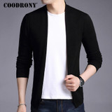 COODRONY Cardigan Men Cashmere Wool Sweater Men Brand Clothing Autumn Winter Warm Mens Knitted Sweaters Christmas Cardigans 7404