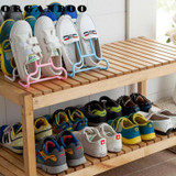 Convenient practical multi-function vertical shoe storage rack drying plastic display stand shoe shelves hanger rack organizer