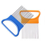 Convenient Kitchen Cooking Tool Onion Tomato Vegetable Slicer Cutting Aid Guide Holder Fruit Slicing Cutter Gadget
