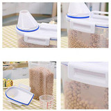 Convenient 2L Plastic Kitchen Food Cereal Grain Bean Rice Storage Container Box Case Nice Home Organizer FRIDGE Container Hot