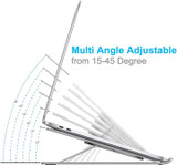 Foldable laptop stand