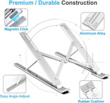 Foldable laptop stand