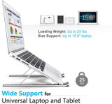 Foldable laptop stand