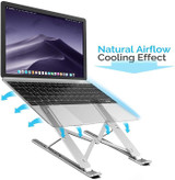Foldable laptop stand