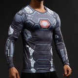 Compression Shirt Men 3D Printed T-shirts Long Sleeve Cosplay Costume Quick Dry crossfit fitness Clothing Tops Male Black Friday