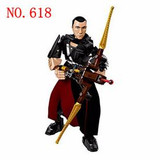 compatible Star Rogue One Figures K-2SO Kylo Ren Captain Phasma Rey Poe Dameron Finn Darth Vader toys building blocks