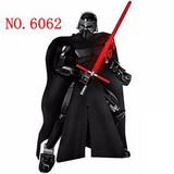 compatible Star Rogue One Figures K-2SO Kylo Ren Captain Phasma Rey Poe Dameron Finn Darth Vader toys building blocks