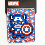 Comics Dc Marvel the Avengers Cartoon Wallet Cute Superman Iron man Batman 3D Purse Logo Credit Card Holder Man Wallet