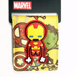 Comics Dc Marvel the Avengers Cartoon Wallet Cute Superman Iron man Batman 3D Purse Logo Credit Card Holder Man Wallet