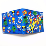 Comics Dc Marvel the Avengers Cartoon Wallet Cute Superman Iron man Batman 3D Purse Logo Credit Card Holder Man Wallet