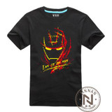 Comic Super Hero T Shirt Superman Batman Captain America the Flash Cartoon Movie Men Boy Cosplay T-Shirts Tshirt Geek Tee