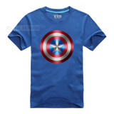 Comic Super Hero T Shirt Superman Batman Captain America the Flash Cartoon Movie Men Boy Cosplay T-Shirts Tshirt Geek Tee
