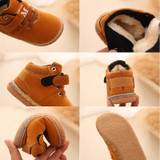 COMFY KIDS 2017 Winter New Arrivals Child Snow Boots Shoes Size 21-25 Boys baby toddler boots warm plush girls boots shoes kids
