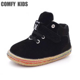 COMFY KIDS 2017 Winter New Arrivals Child Snow Boots Shoes Size 21-25 Boys baby toddler boots warm plush girls boots shoes kids