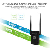 COMFAST Wireless WIFI Repeater 750Mbps Router Dual Band 2.4G+5GHZ 802.11AC WIFI Repeaters Wi fi Roteador Extender Wifi Amplifier