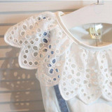2016 Baby Kids Girls Summer Dress Baby Princess Party Denim Cotton Fancy Flower Tutu Dresses