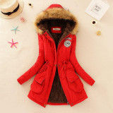 2015 Thicken Warm Winter Fur Collar Jackets for Women New Women's Long Down Parka Plus Size 3XL Parka Hoodies Parkas for Women