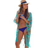 2015 Summer Women Fashion Beach Cover Up Ladies Sexy Swimsuit Bathing Suit Cover Ups Kaftan Kimono Beach Wear