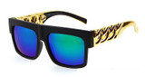 2015 Oculo retro glasses Sunglasses Beyonce Celebrities Style Flat Men Women Glasses Gold Chain Twisted Riskier Kim Kardashian
