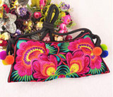 2015 national trend ethnic Embroidered bag handmade double faced embroidery Messenger shoulder bag handbags