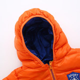 Hooded Kids Winter Jackets For Girls Clothes Down Jacket Baby Boy Coat Zipper Snowsuit Children's Overalls Clothing For Newborns