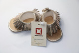 Hongteya New fashion spring tassel summer baby sandals baby moccasins shoes soft sole pu leather solid child girls boys sandals