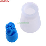 Honey Oil Brush Bottle Silicone Cooking Baking Basting BBQ Pancake Kitchen Tool