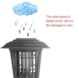 Homeuse LED Solar Powered Light Anti Mosquito Insect Pest in Yard Garden Insect Killer Trapping Lantern Lamp Light
