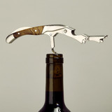 HOMESTIA Premium Wood Corkscrew Wine Opener Bottle Opener Beer Opener and Foil Cutter w/Leather Case and Gift package