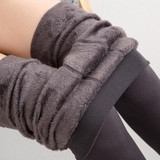 MYRESII High Quality Autumn Winter Fashion Women's Plus Cashmere Tights Knitted Velvet Tights Elastic Slim Warm Thick Tights