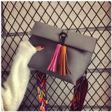 MYNOS Women Tassel Crossbody Bag Female Designer Shoulder Bags Lady Vintage Messenger Bag Purse Bolsas Feminina Sac A MAIN Femme